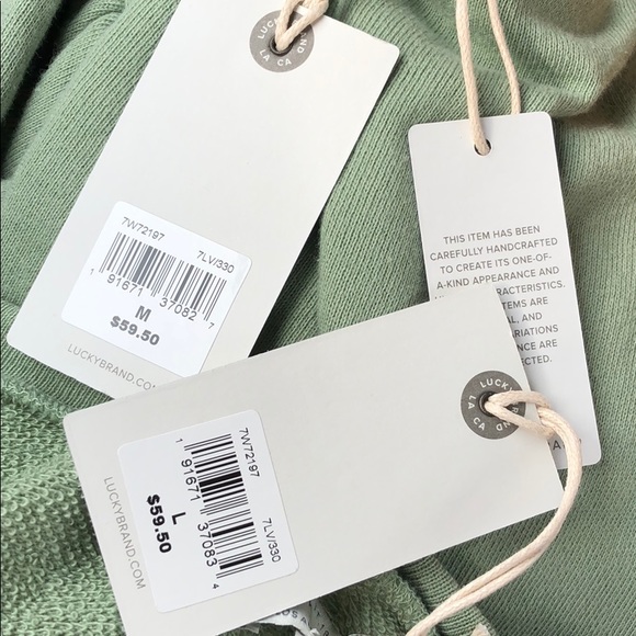 Lucky Brand Ruffle Sleeve Pullover Sweatshirt - Picture 4 of 4